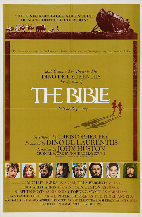 1000 piece jigsaw puzzle for the movie poster: The Bible: In the Beginning... (1966) ver2