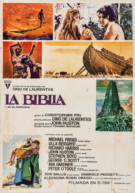 1000 piece jigsaw puzzle for the movie poster: The Bible: In the Beginning... (1966) ver3