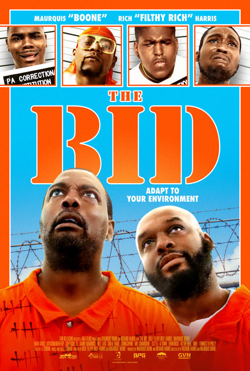 1000 piece jigsaw puzzle for the movie poster: The Bid (2021)