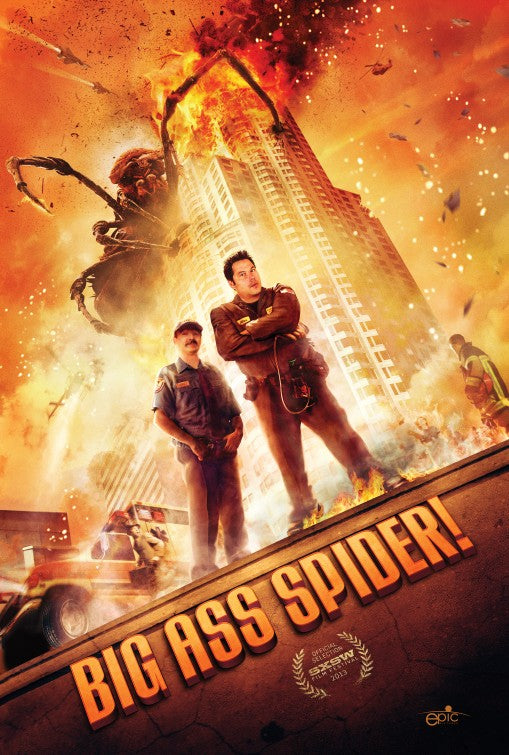 1000 piece jigsaw puzzle for the movie poster: Big Ass Spider (2013)