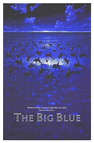 the movie poster: The Big Blue (1988)