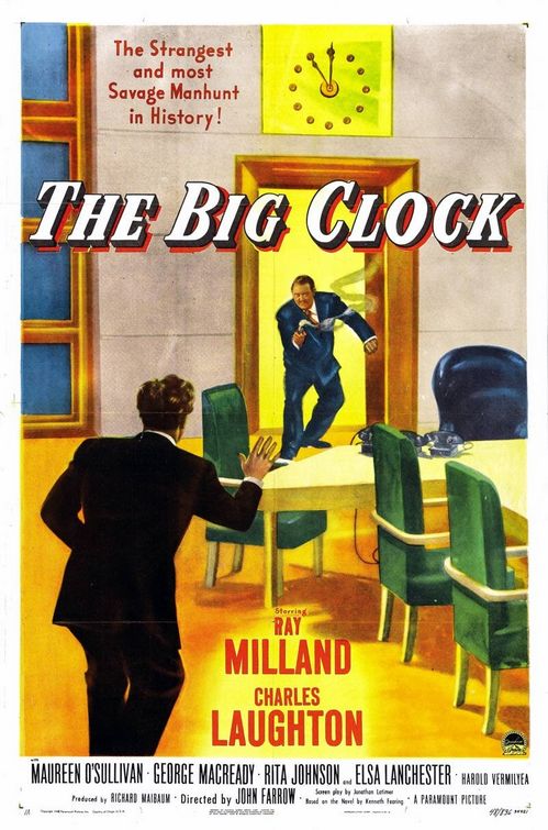 the movie poster: The Big Clock (1948)