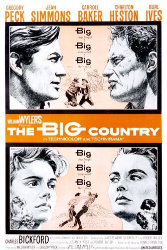 the movie poster: The Big Country (1958)