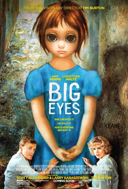 1000 piece jigsaw puzzle for the movie poster: Big Eyes (2014)