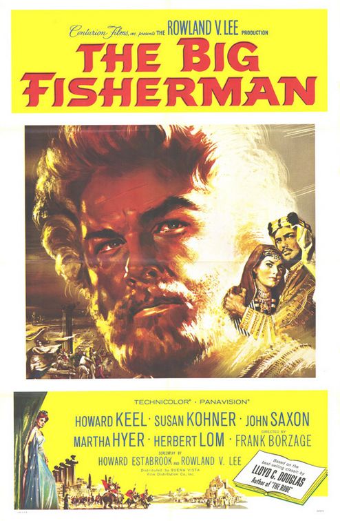 the movie poster: The Big Fisherman (1959)