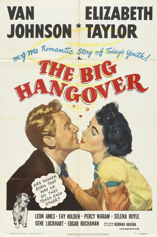 1000 piece jigsaw puzzle for the movie poster: The Big Hangover (1950)