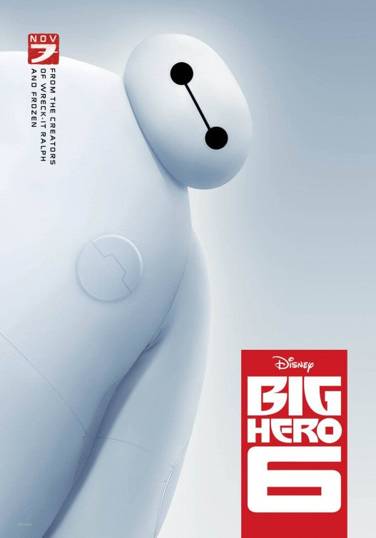 1000 piece jigsaw puzzle for the movie poster: Big Hero 6 (2014) ver2