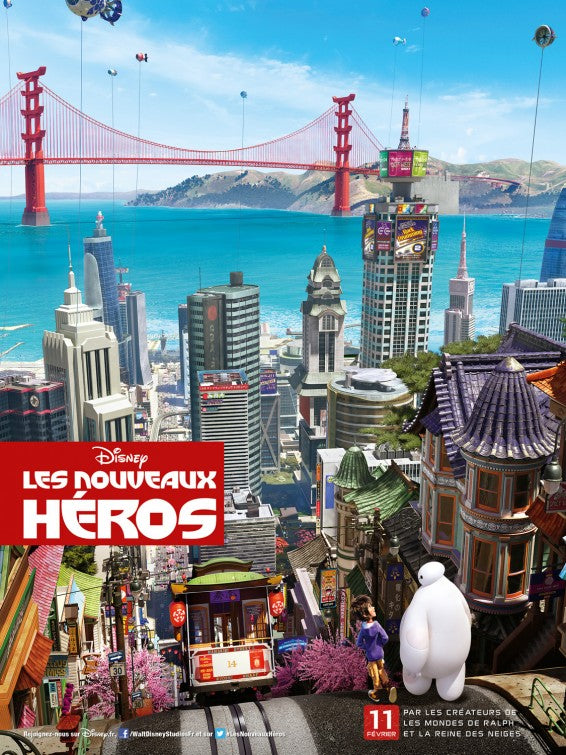 1000 piece jigsaw puzzle for the movie poster: Big Hero 6 (2014) ver6