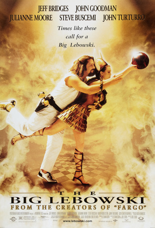 1000 piece jigsaw puzzle for the movie poster: The Big Lebowski (1998) ver1