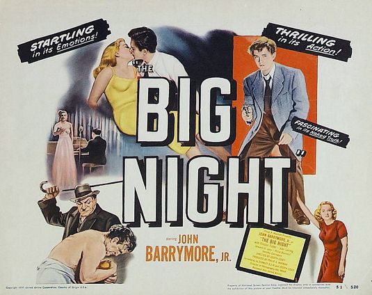 the movie poster: The Big Night (1951)