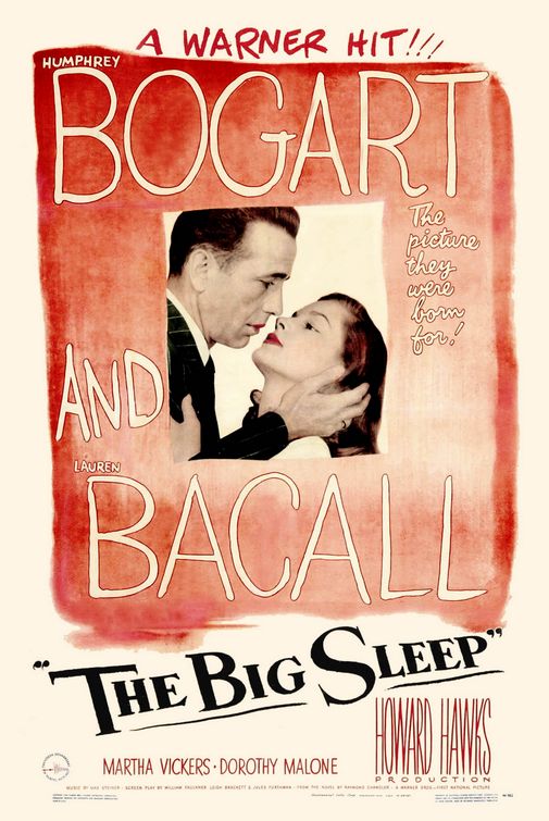 the movie poster: The Big Sleep (1946)