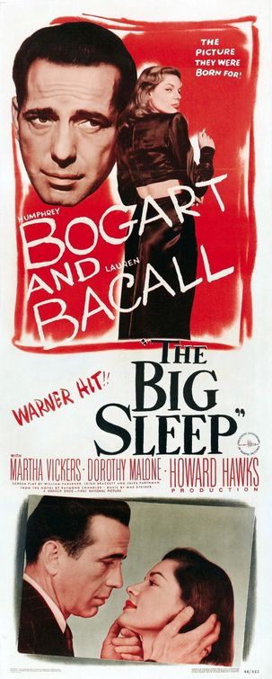 the movie poster: The Big Sleep (1946) ver2
