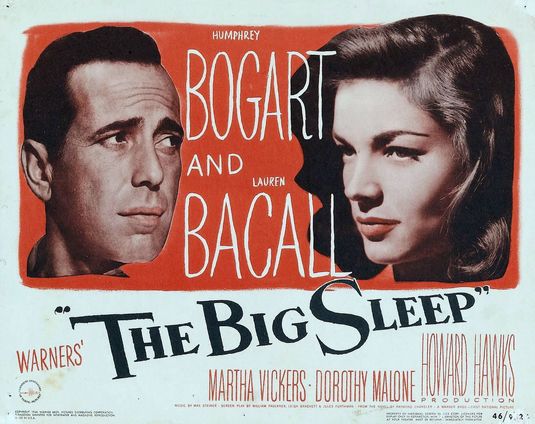 the movie poster: The Big Sleep (1946) ver4