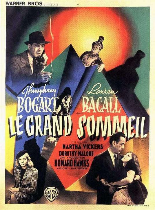 the movie poster: The Big Sleep (1946) ver8