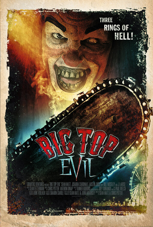 1000 piece jigsaw puzzle for the movie poster: Big Top Evil (2019)
