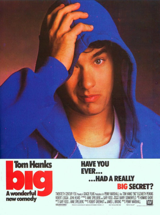 1000 piece jigsaw puzzle for the movie poster: Big (1988) ver4