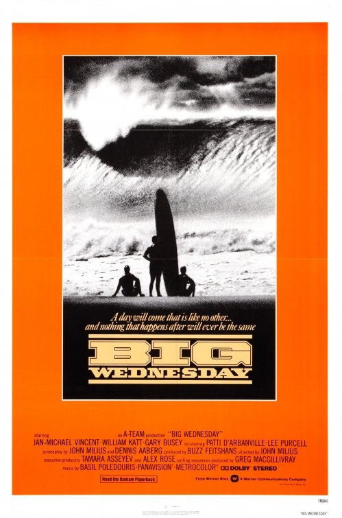 1000 piece jigsaw puzzle for the movie poster: Big Wednesday (1978)