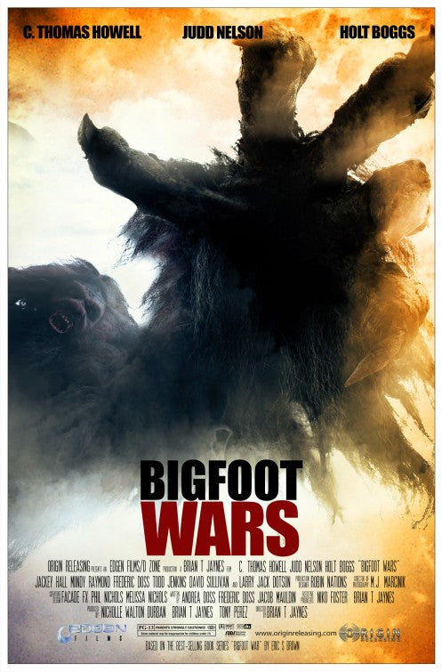 1000 piece jigsaw puzzle for the movie poster: Bigfoot Wars (2014)