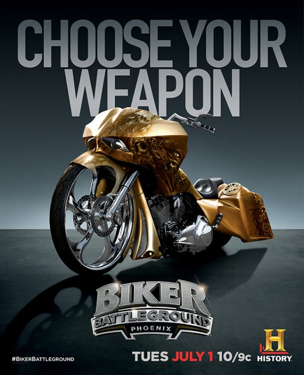 1000 piece jigsaw puzzle for tv poster: Biker Battleground Phoenix, ver2