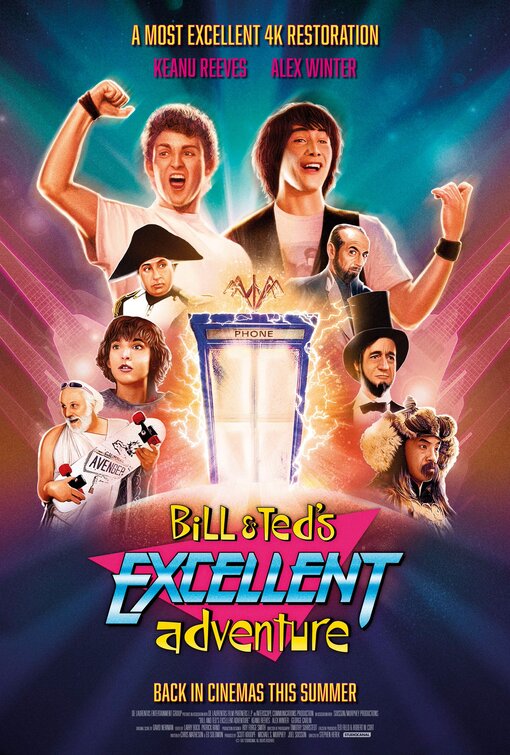 1000 piece jigsaw puzzle for the movie poster: Bill & Ted's Excellent Adventure (1989) ver2