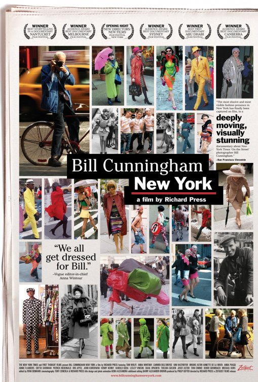 1000 piece jigsaw puzzle for the movie poster: Bill Cunningham New York (2011)