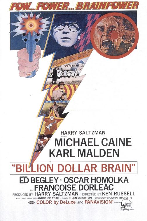 the movie poster: Billion Dollar Brain (1967)