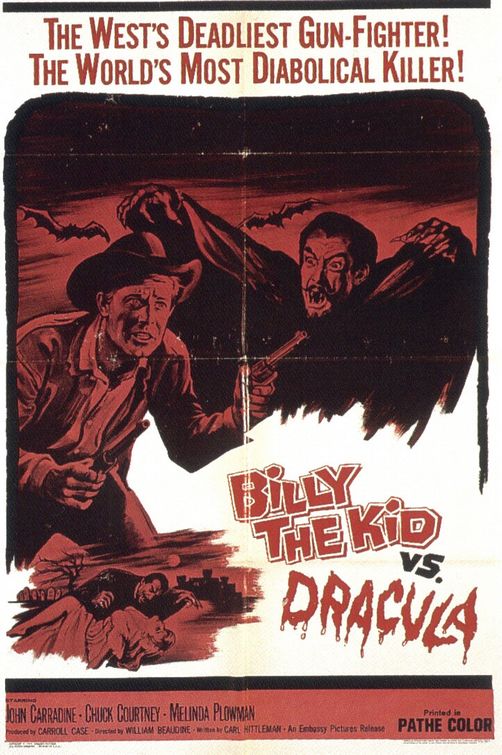 the movie poster: Billy the Kid versus Dracula (1966)