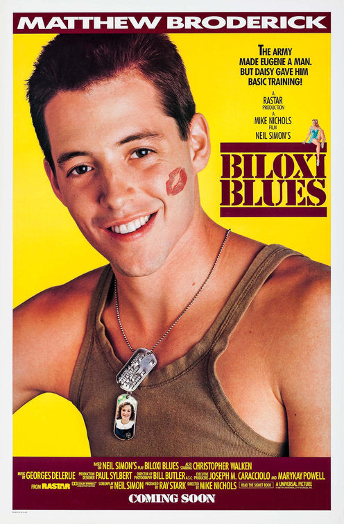 the movie poster: Biloxi Blues (1988)