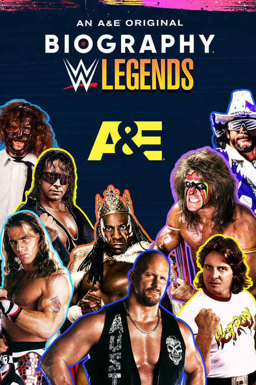 1000 piece jigsaw puzzle for tv poster: Biography: WWE Legends