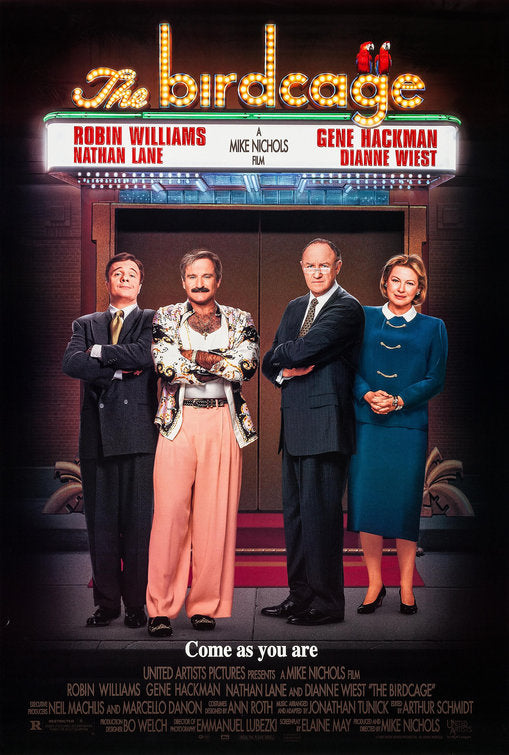 the movie poster: The Birdcage (1996)