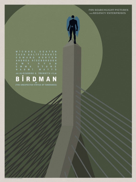 1000 piece jigsaw puzzle for the movie poster: Birdman (2014) ver10
