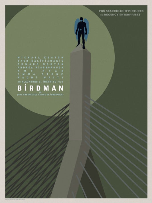 1000 piece jigsaw puzzle for the movie poster: Birdman (2014) ver10