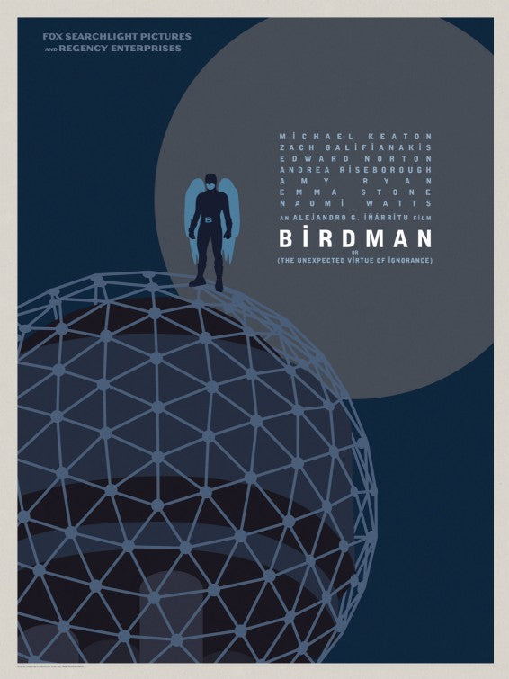 1000 piece jigsaw puzzle for the movie poster: Birdman (2014) ver12
