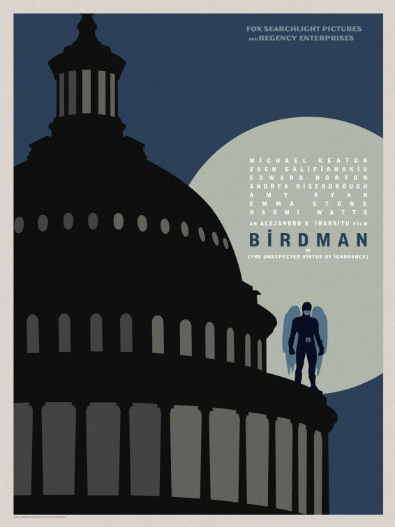 1000 piece jigsaw puzzle for the movie poster: Birdman (2014) ver13