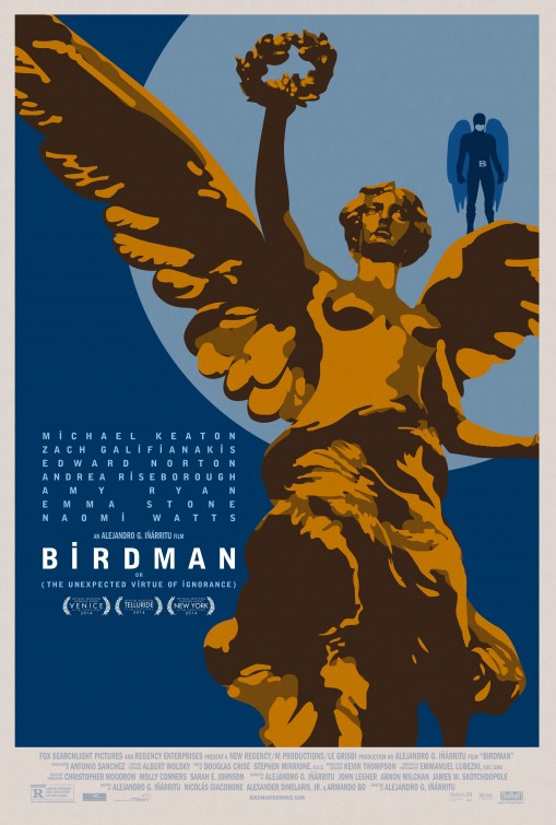 1000 piece jigsaw puzzle for the movie poster: Birdman (2014) ver22