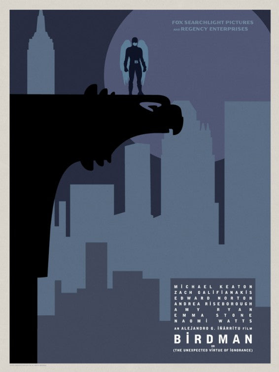 1000 piece jigsaw puzzle for the movie poster: Birdman (2014) ver9