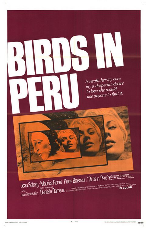 the movie poster: Birds in Peru (1968)