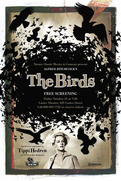 the movie poster: The Birds (1963) ver3