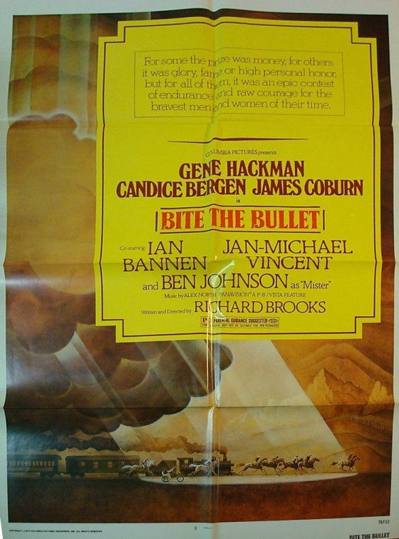 1000 piece jigsaw puzzle for the movie poster: Bite the Bullet (1975) ver2