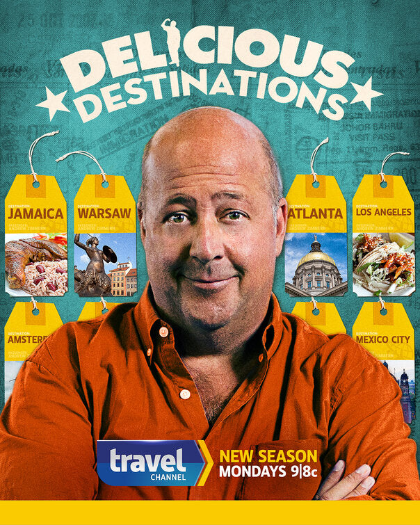 1000 piece jigsaw puzzle for tv poster: Bizarre Foods: Delicious Destinations