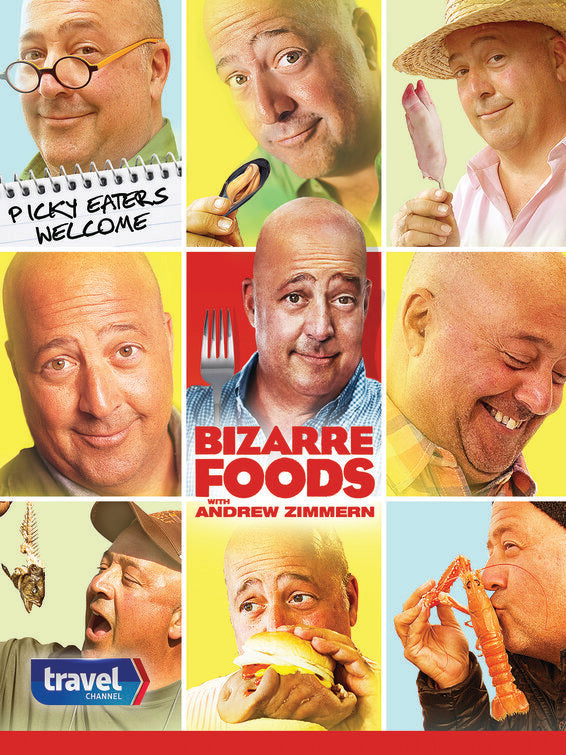 1000 piece jigsaw puzzle for tv poster: Bizarre Foods with Andrew Zimmern, ver5