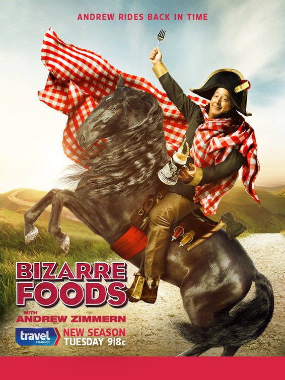 1000 piece jigsaw puzzle for tv poster: Bizarre Foods with Andrew Zimmern, ver7