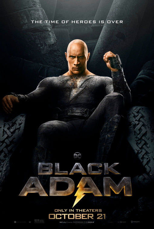 1000 piece jigsaw puzzle for the movie poster: Black Adam (2022) ver10