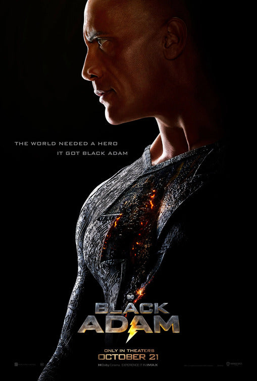 1000 piece jigsaw puzzle for the movie poster: Black Adam (2022) ver3