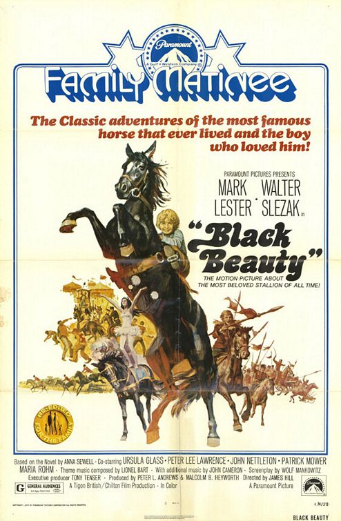 the movie poster: Black Beauty (1971)