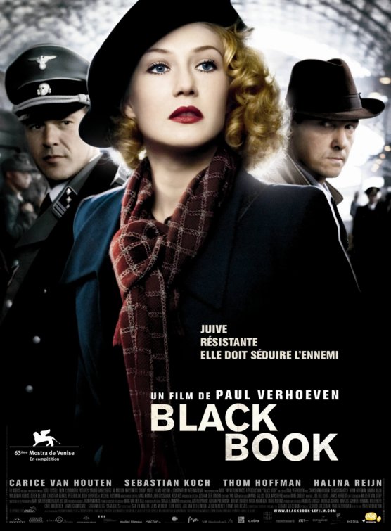 the movie poster: Black Book (aka Zwartboek) (2006) ver3