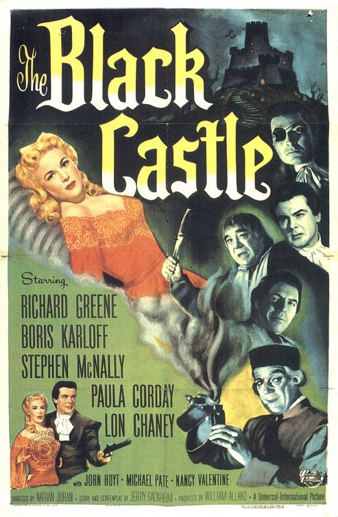 the movie poster: The Black Castle (1952)