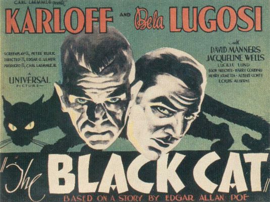 the movie poster: The Black Cat (1934)