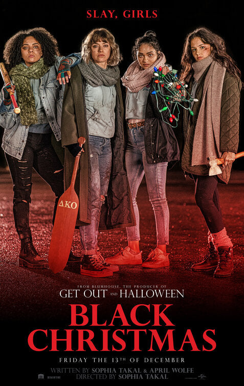 1000 piece jigsaw puzzle for the movie poster: Black Christmas (2019) ver2