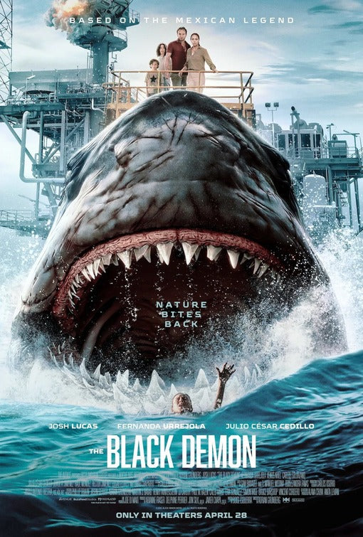 1000 piece jigsaw puzzle for the movie poster: The Black Demon (2023)